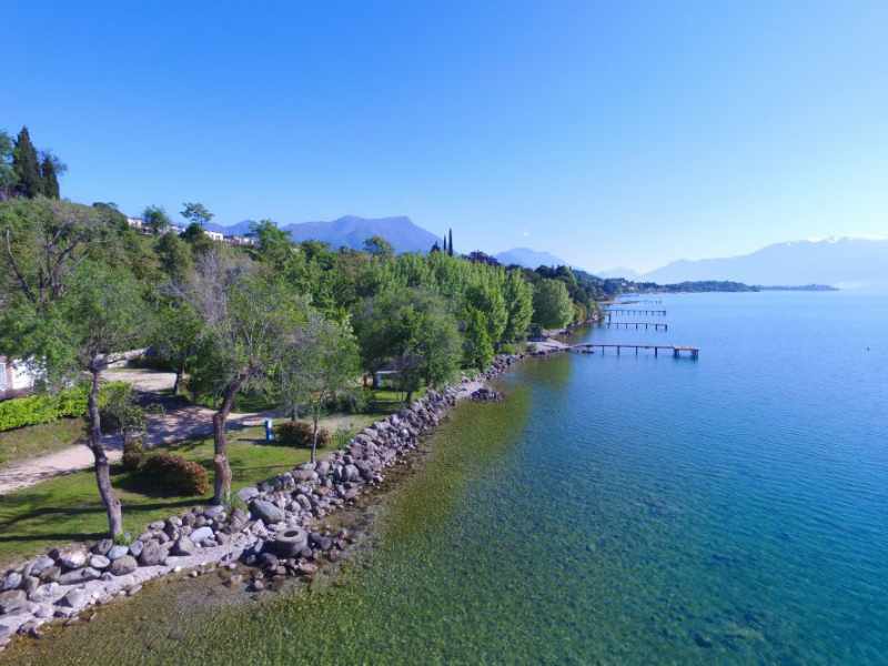 Camping Gardasøoen på søen 