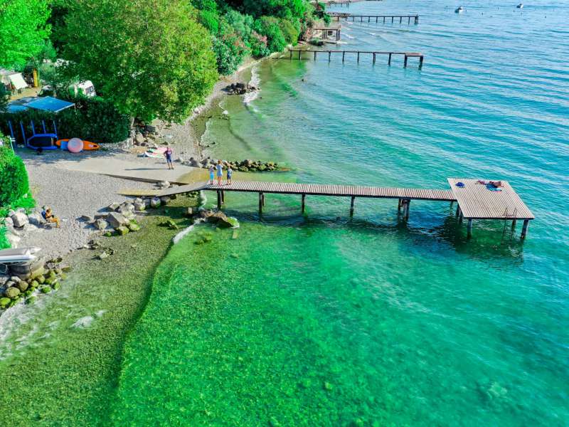 Die schönsten Strände bei San Felice am Gardasee 