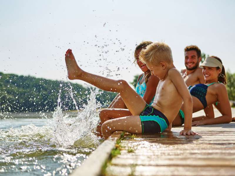 Vacanze in famiglia sul lago di Garda in Campeggio