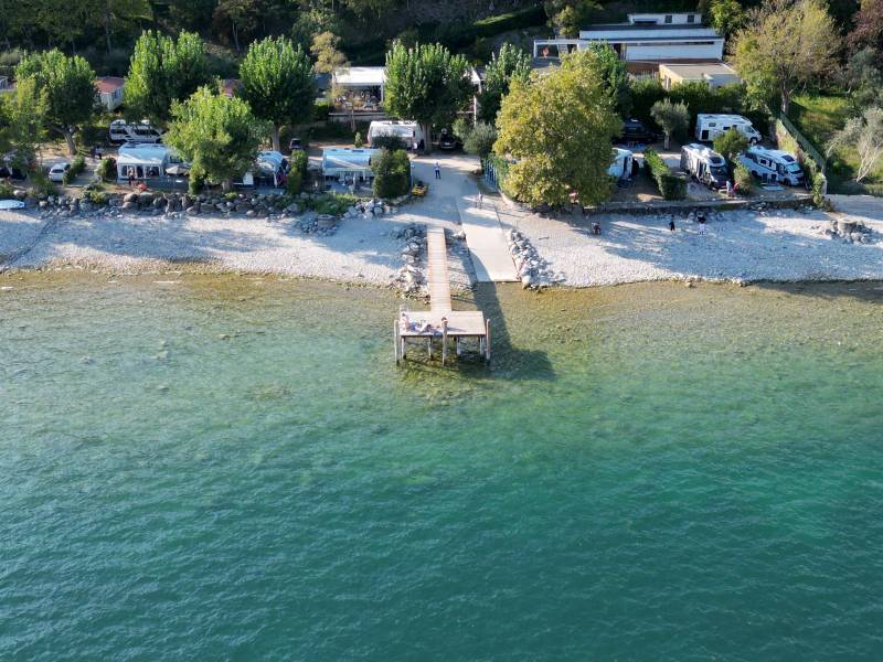 Few steps away from water